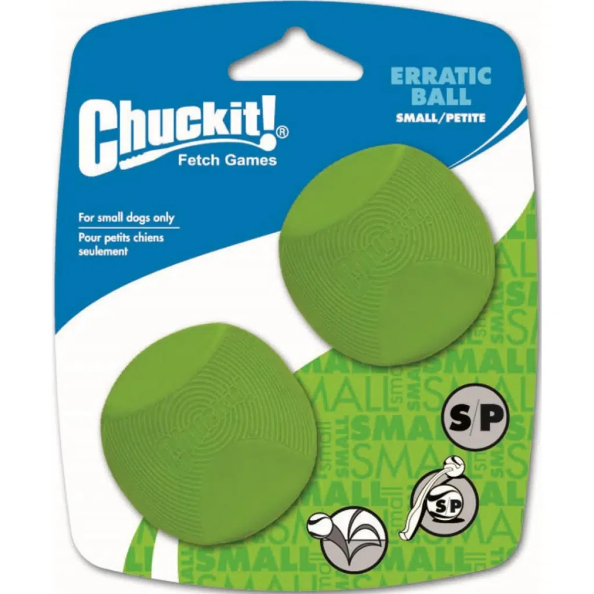 Chuckit! Erratic Ball 2 Li Köpek Oyun Topu Küçük Boy
