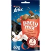 Felix Party Mix Karışık Izgara Lezzetleri Sığır Etli Tavuklu ve Somonlu Kedi Ödülü 60 Gr