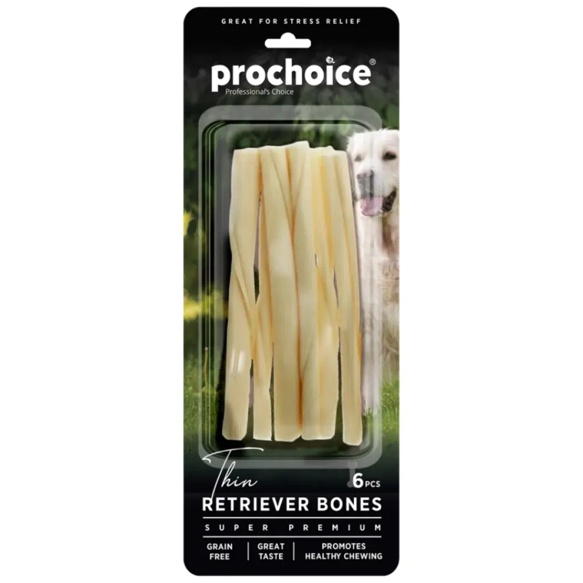 ProChoice Thin Retriever Bones İnce Kemik Köpek Ödülü 6 Lı