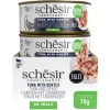 Schesir Ton Balıklı ve Sinarit Balıklı Jöle İçinde Kedi Konservesi 70 Gr