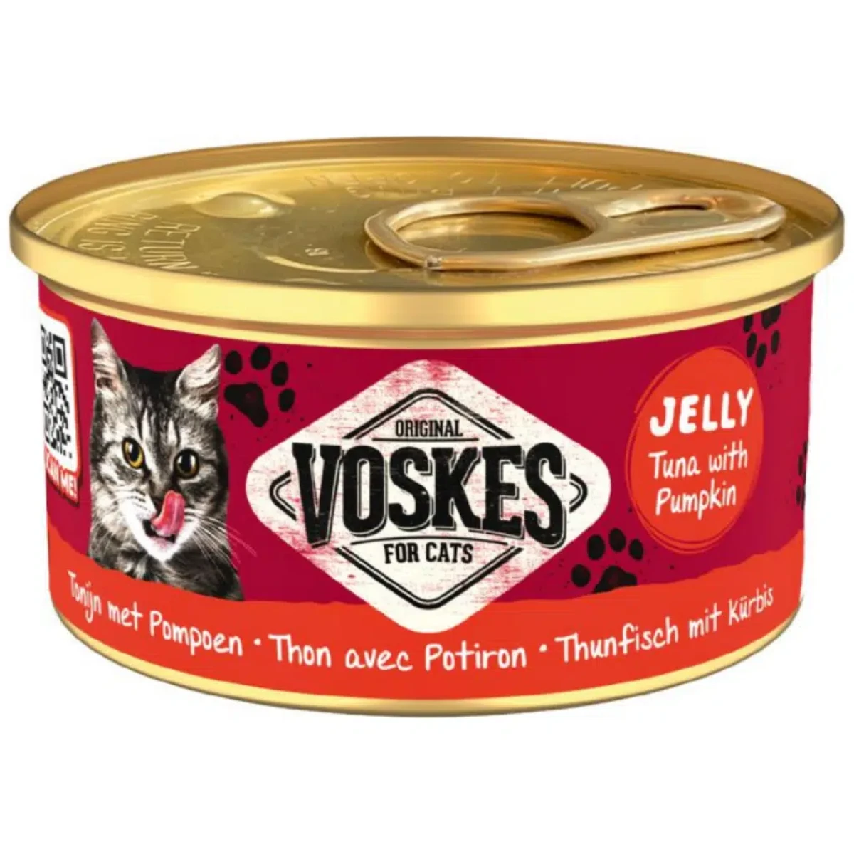 Voskes Ton Balıklı ve Balkabaklı Kedi Konservesi 85 Gr